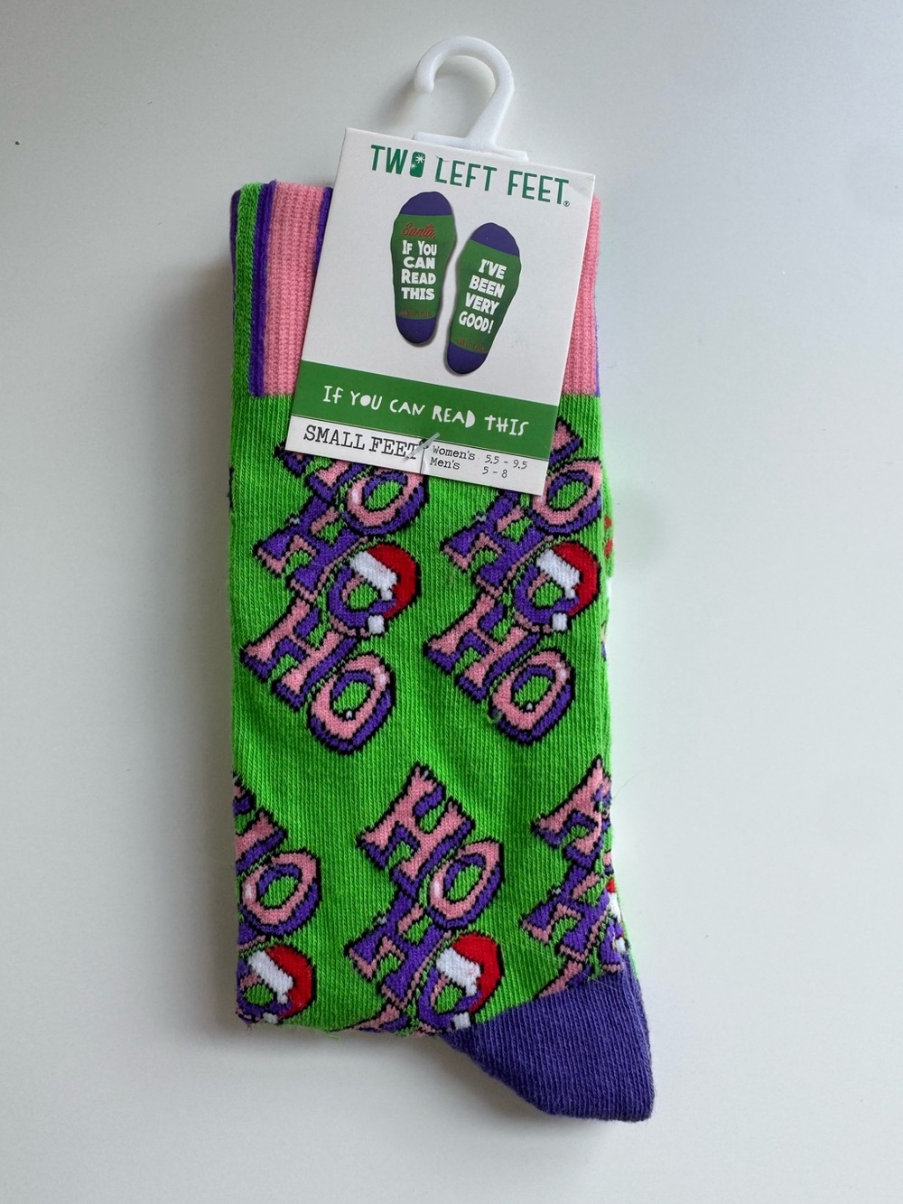 NWT Two Left Feet Christmas Socks | Festive Holiday Novelty Socks | Christmas